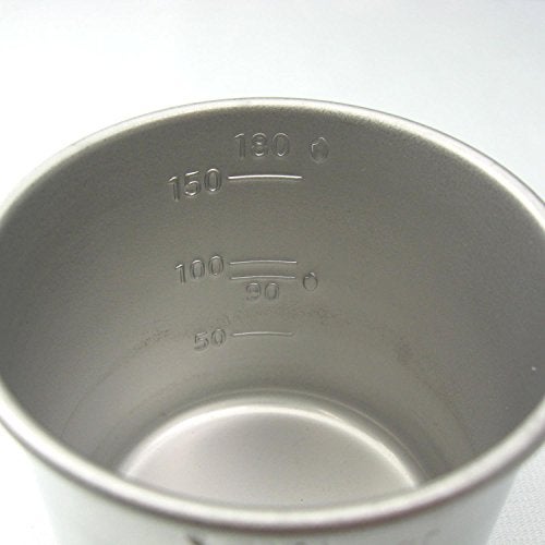 Daiso Japanese Rice Measuring Cup(180cc = 1 Gou Cup) Stainless Steel - Image 4