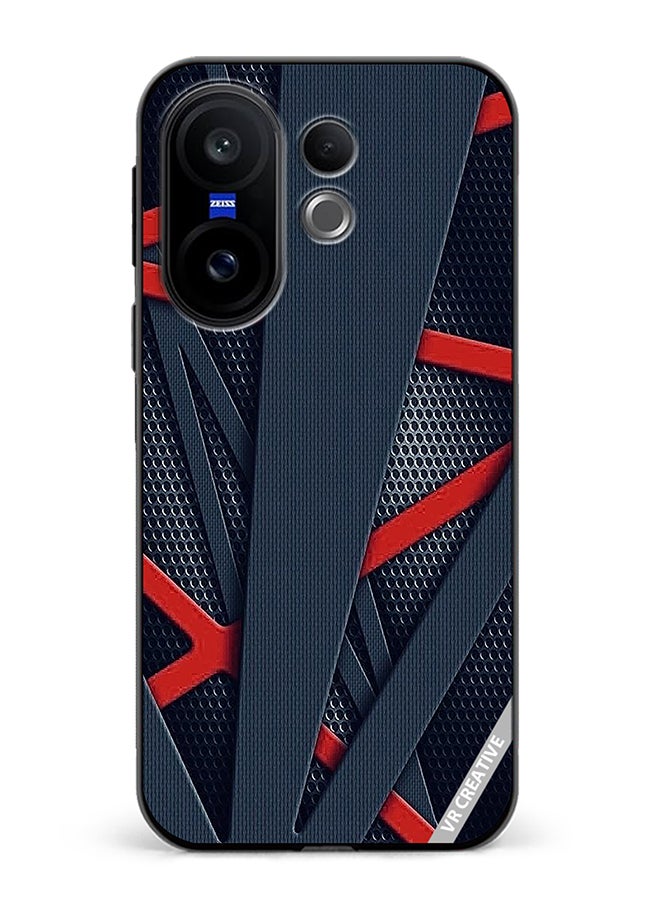 Protective Case Cover For Vivo X200 FE Abstract Design Multicolour