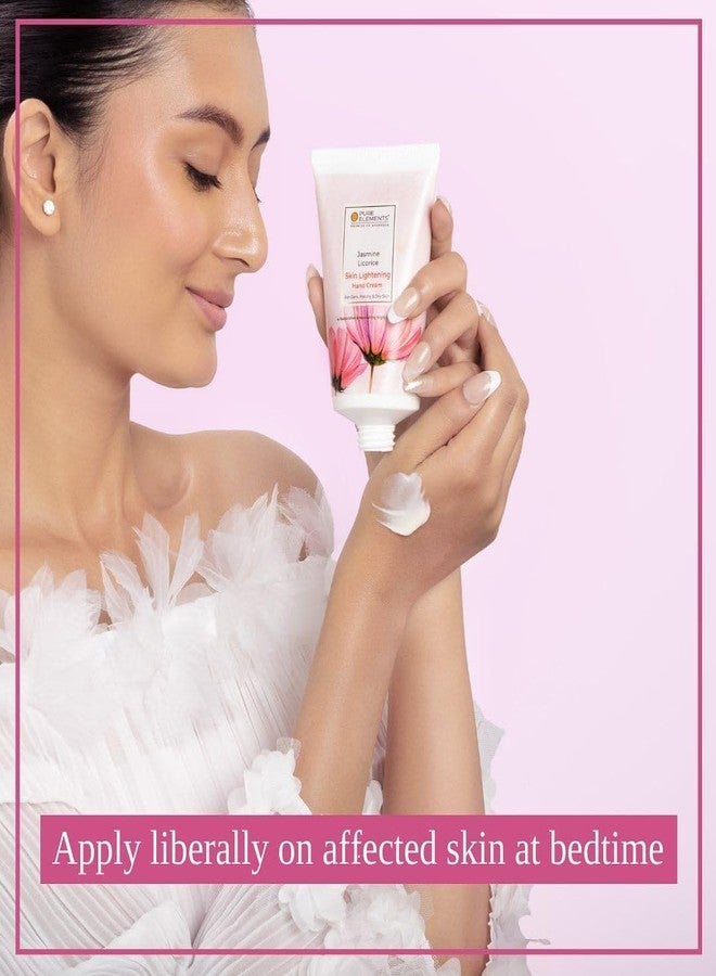 بيور إيلمنتس كريم اليدين بيور إيليمنتس بخلاصة الياسمين وعرق السوس لتفتيح البشرة | يغذي اليدين شديدتي الجفاف | يحمي البشرة | مناسب لجميع أنواع البشرة - 120 غرام - Image 5