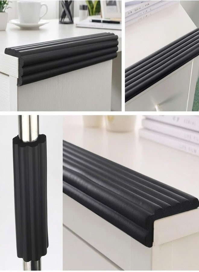 DANSR Table Edge Protector Baby Proofing,Soft Foam Corner Protectors for Sharp Edges,6.5ft Furniture Edge Guard Strip,Child Safety Products for Table, Desk, Cabinet and Wall Corners, Black, Pack of 1 - Image 5