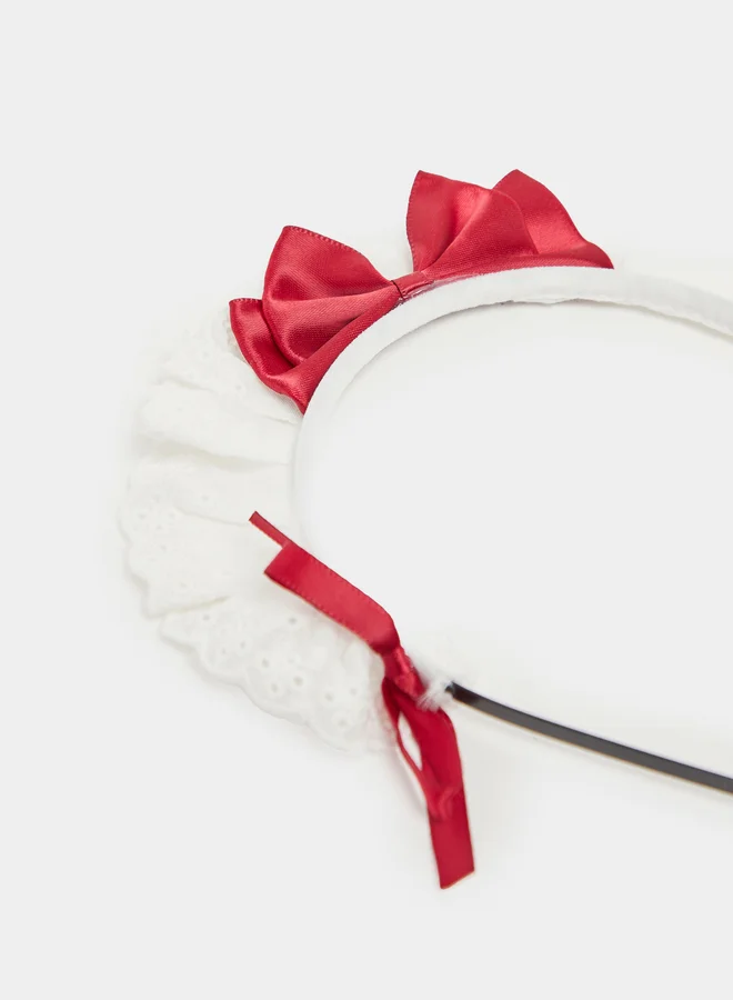 Styli Styli Anglaise Bow Detail Headband