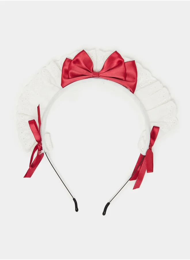 Styli Styli Anglaise Bow Detail Headband