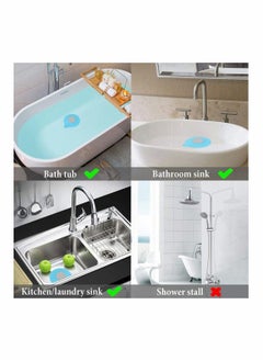 Excefore Bathtub Drain Stoppers Universal Silicone Bath Drain Stopper, Plug Tub Drain for Sinks, Bathroom, Kitchen, Shower, Floor Drains, Deodorant Stopper for Home and Hotel, 1 Pack  - Image 4
