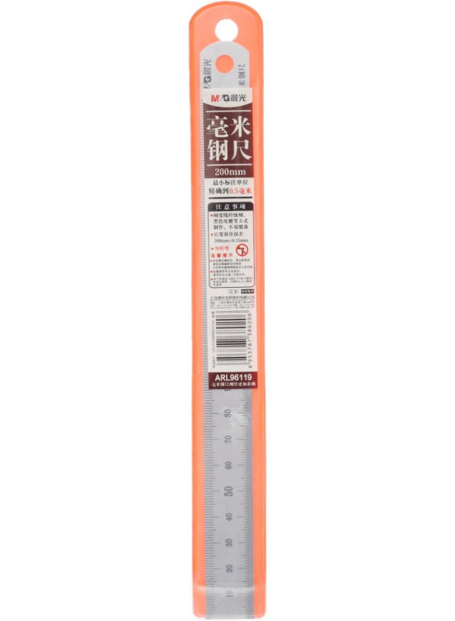 M&G Stainless Steel Ruler, 20cm for Precise Measurements, Ideal for Drafting and Technical Work - Image 5