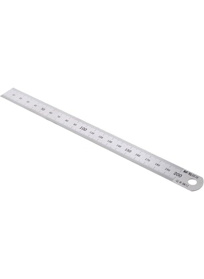 M&G Stainless Steel Ruler, 20cm for Precise Measurements, Ideal for Drafting and Technical Work - Image 3
