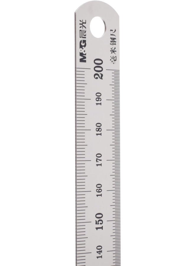 M&G Stainless Steel Ruler, 20cm for Precise Measurements, Ideal for Drafting and Technical Work - Image 4