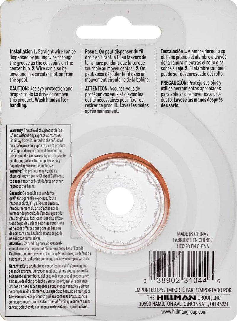 Hillman 25' 18 Gauge Copper Wire - General Purpose Electrical Wire - Image 3