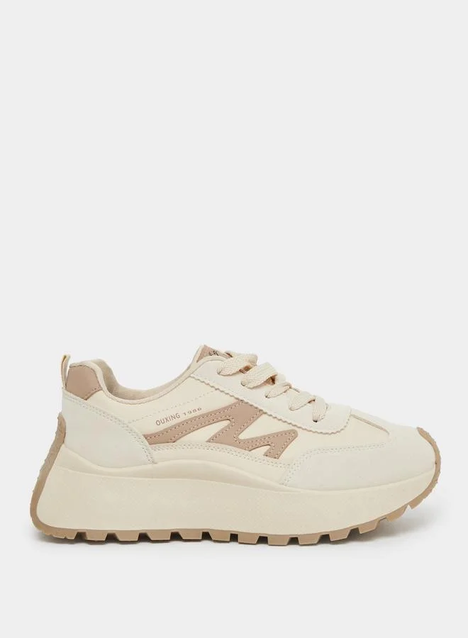 Styli Styli Chunky Sole Lace Up Sneakers