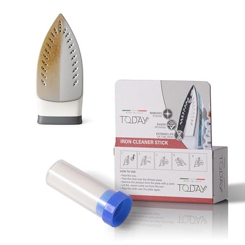 Today - Iron Cleaner Stick for Hot Soleplate – Steam Iron Residue Remover and Plate Descaler – Removes Stains and Starch – Easy to Use – Made in Italy - Image 1