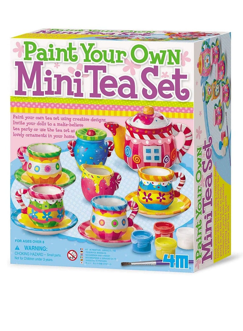 4m 4M - Paint Your Own Mini Tea Set - 4541 - Image 1