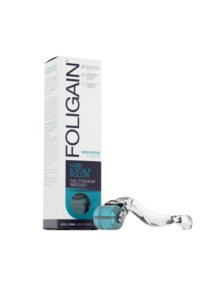 FOLIGAIN بكرة الشعر وفروة الرأس مع 540 إبرة من التيتانيوم  - Image 1