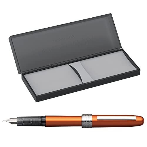Platinum Fountain Pen, Plaisir Fine Nib, Nova-Orange (Pgb-1000#25-F) - Image 3