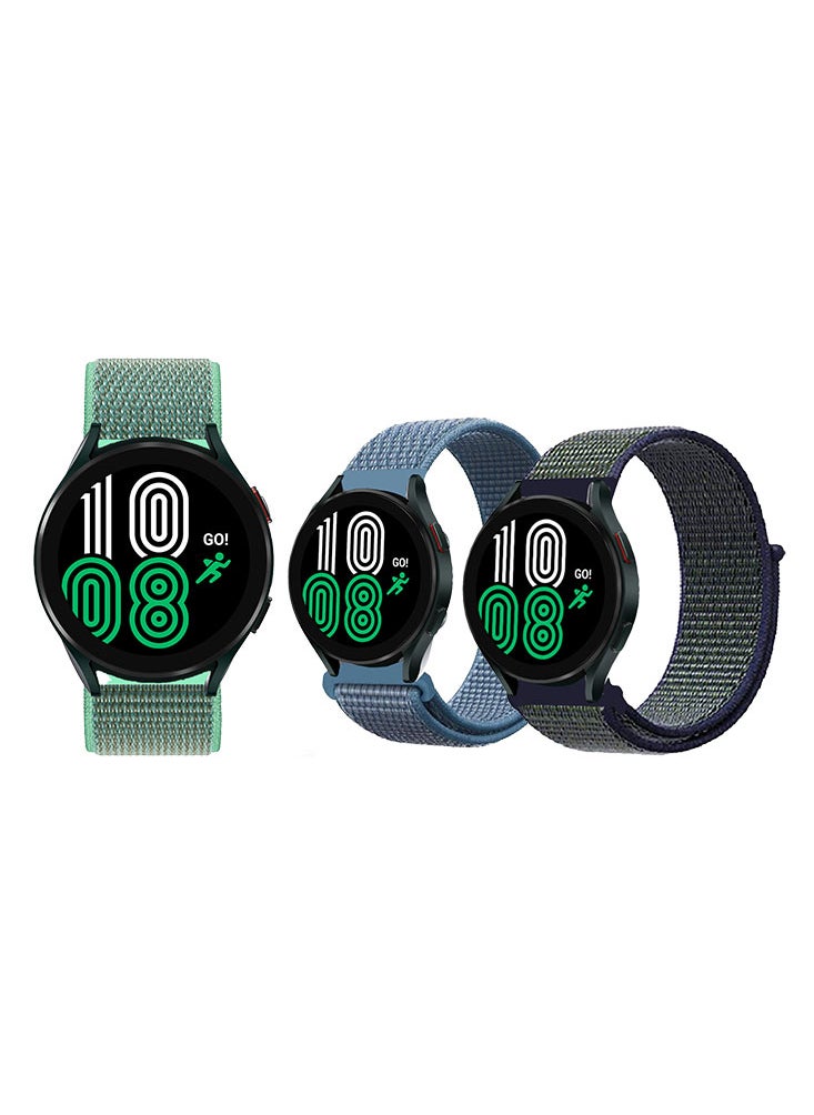 Perfii - 3pcs Watchband Bundle Compatible with all Samsung, Huawei and Amazfit with 20mm band size - Image 1