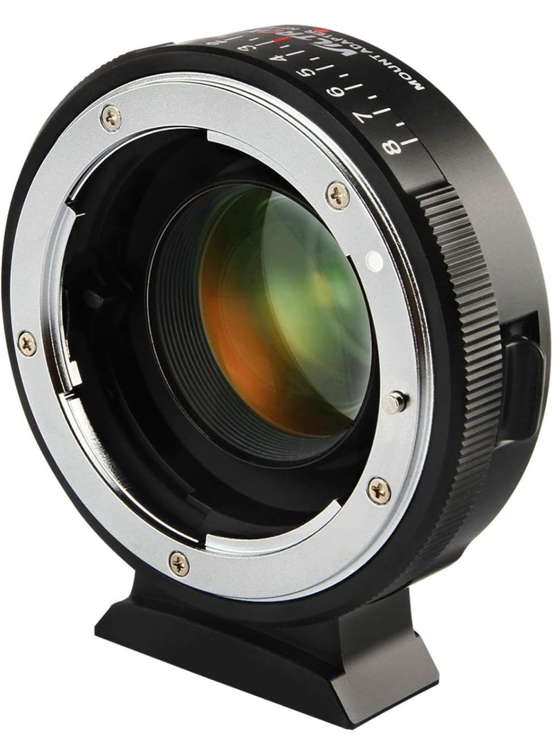 Viltrox NF-M43X 0.71x Manual Focus Lens Mount Adapter with Aperture Control for Nikon G D Lens to Micro Four Thirds M4/3 Mirrorless Cameras GH5 GH4 GF9 GX85 GX8 E-M5 E-M10 E-PL3 Pen-F BMPCC - Image 1