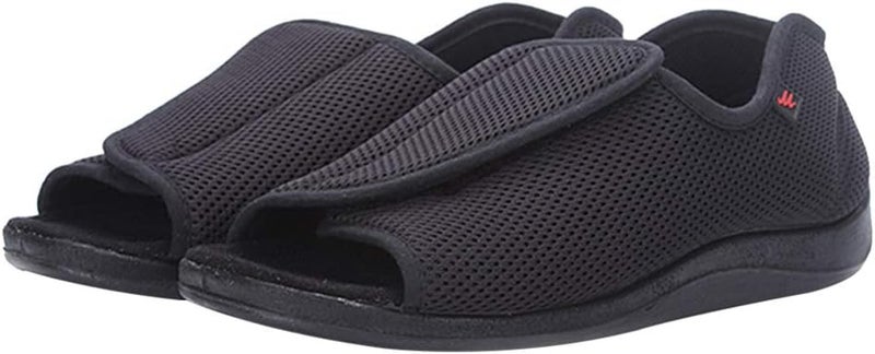 comfrt Post Op Broken Toe Foot Fracture Shoes Adjustable Square Toe Walking Shoe Womens Men Adult 1 Pair Black 8US - Image 1