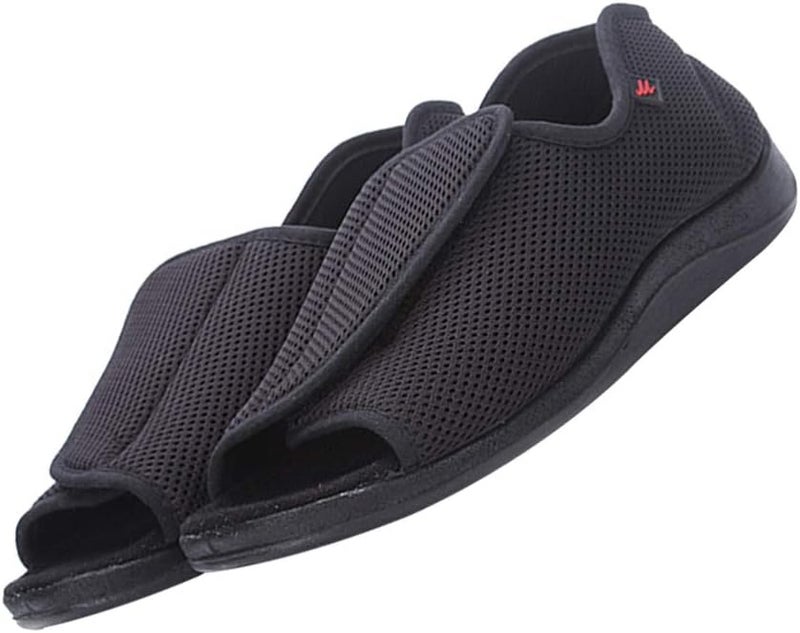 comfrt Post Op Broken Toe Foot Fracture Shoes Adjustable Square Toe Walking Shoe Womens Men Adult 1 Pair Black 8US - Image 5