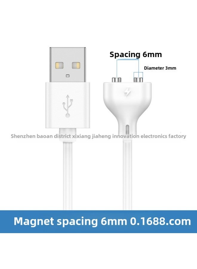 Source 80cm2pin Magnetic Charging Line Toy Cup Flashlight Juicer Charging Line Wiring-Color:6.0mm  - Image 1