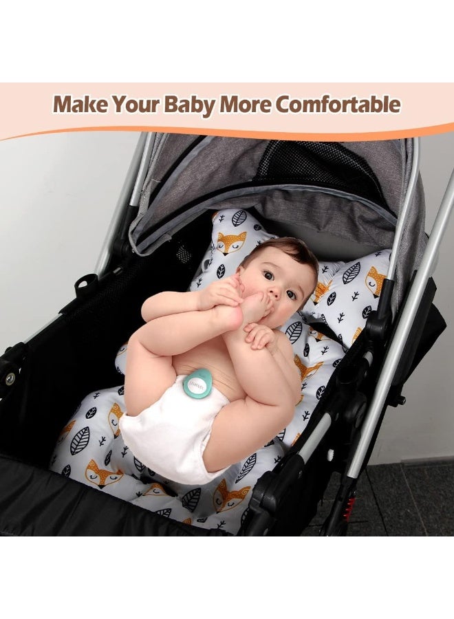 KAKIBLIN Toddler Car Seat Insert, KAKIBLIN Baby Stroller Liner Head and Body Support Pillow, Toddler Seat Pad Carseat Neck Support Cushion for Toddler - Image 5