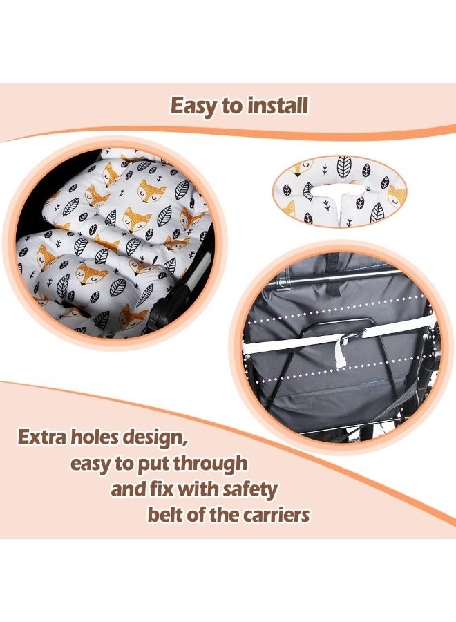 KAKIBLIN Toddler Car Seat Insert, KAKIBLIN Baby Stroller Liner Head and Body Support Pillow, Toddler Seat Pad Carseat Neck Support Cushion for Toddler - Image 4