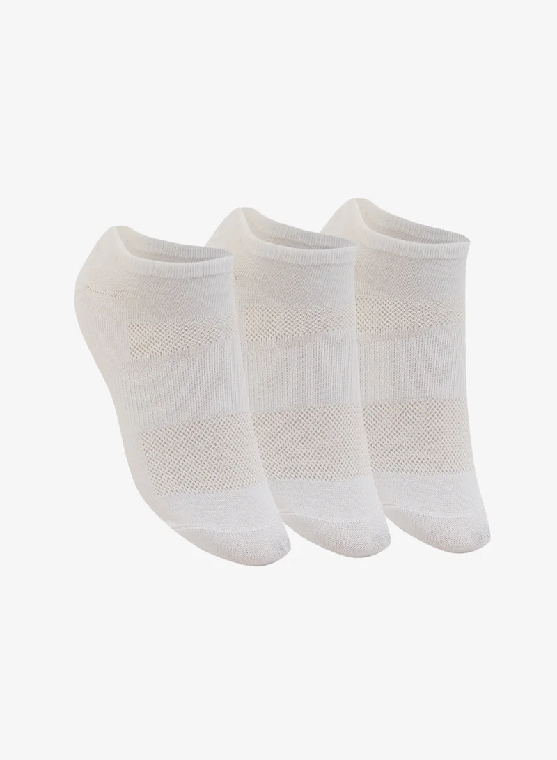SKECHERS 3 Pack Non-Terry Super No-Show Socks