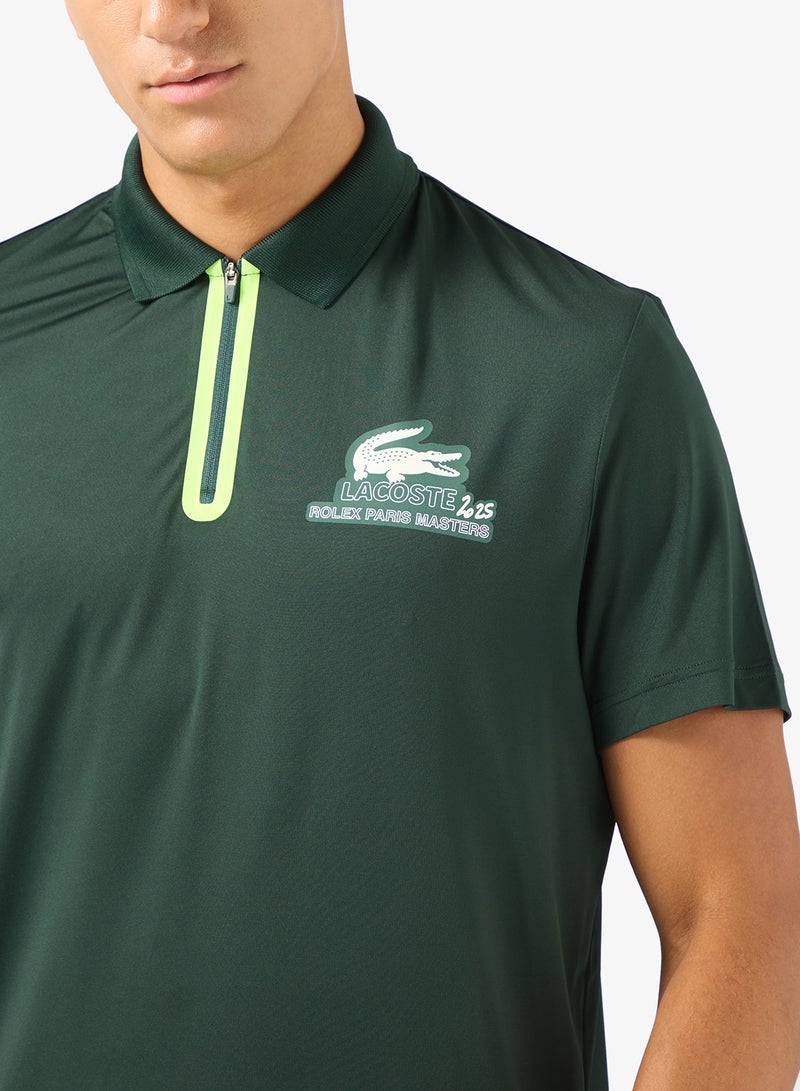 لاكوست بولو رياضي بشعار مخطط - Image 3