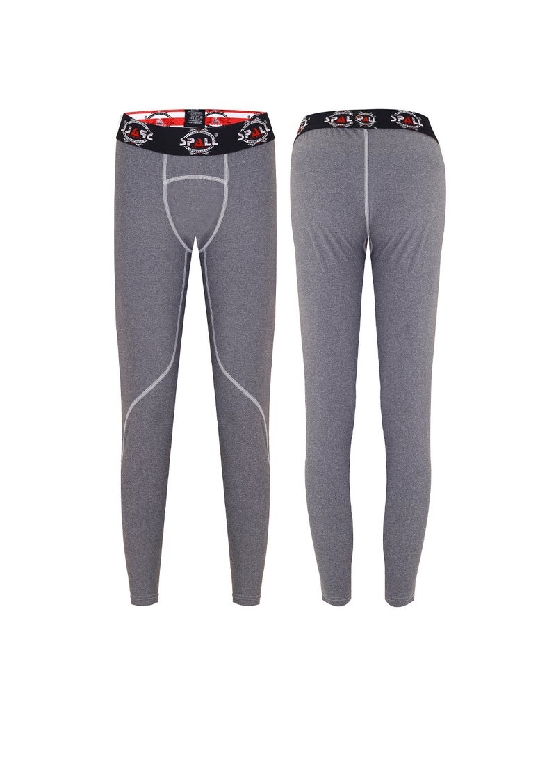 Spall Men Compression Pants Gym Sport Leggings Long Running Pants Quick Drying Tights Men Training Pants High Stretch Fitness Pants Wicking Breathable Men Cycling Pants  - Image 1