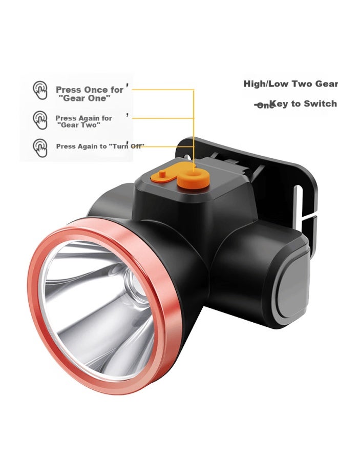 Yage High-power Long-lasting Rechargeable Outdoor Headlamp For Fishing, Night Fishing, Mountaineering, And Beachcombing - Image 3