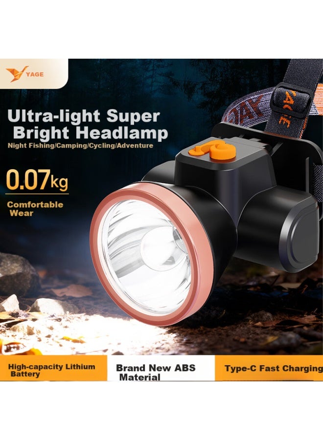 Yage High-power Long-lasting Rechargeable Outdoor Headlamp For Fishing, Night Fishing, Mountaineering, And Beachcombing - Image 1