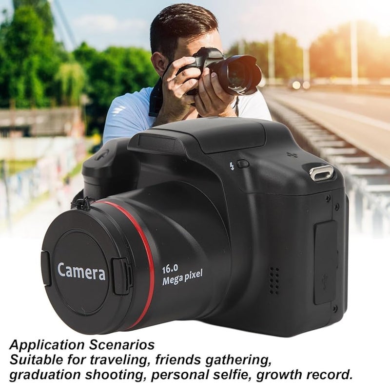16MP Digital Camera With 16X Zoom 2 4 Inch Display Autofocus Anti Shake USB Charging For Vlogging Travel - Image 5