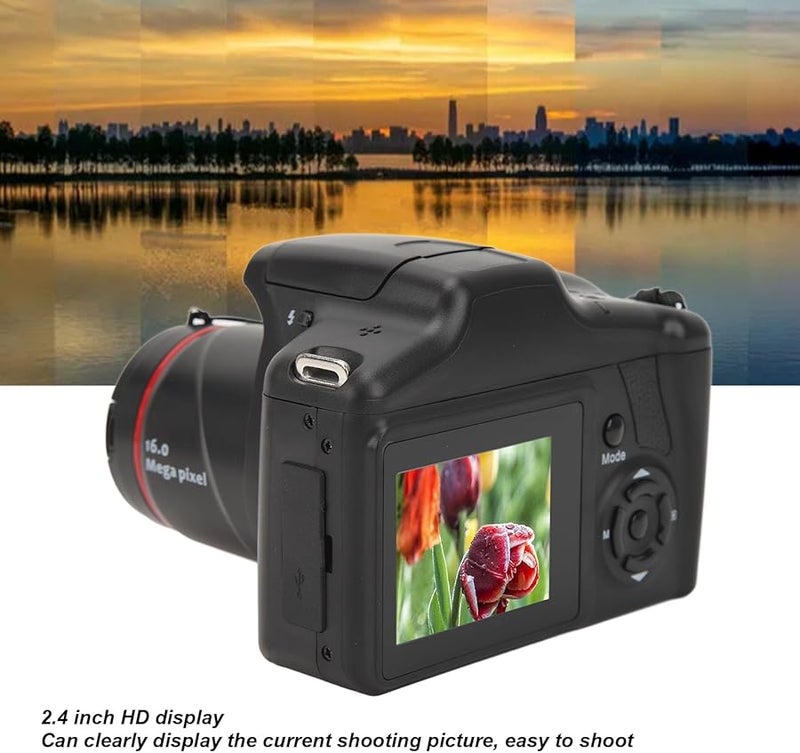 16MP Digital Camera With 16X Zoom 2 4 Inch Display Autofocus Anti Shake USB Charging For Vlogging Travel - Image 3