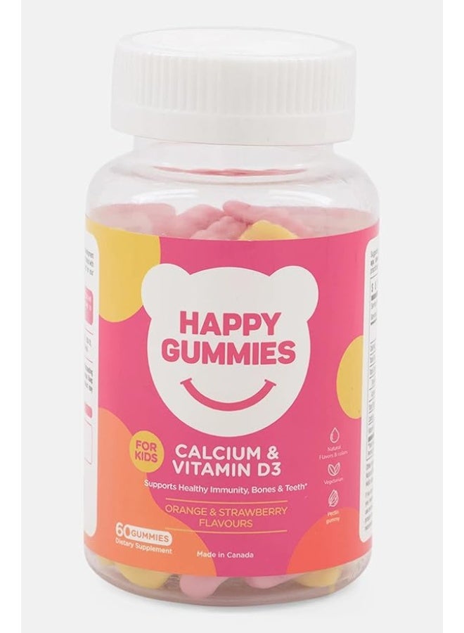 HAPPY GUMMIES Calcium +Vit D Gummie 60S  - Image 1