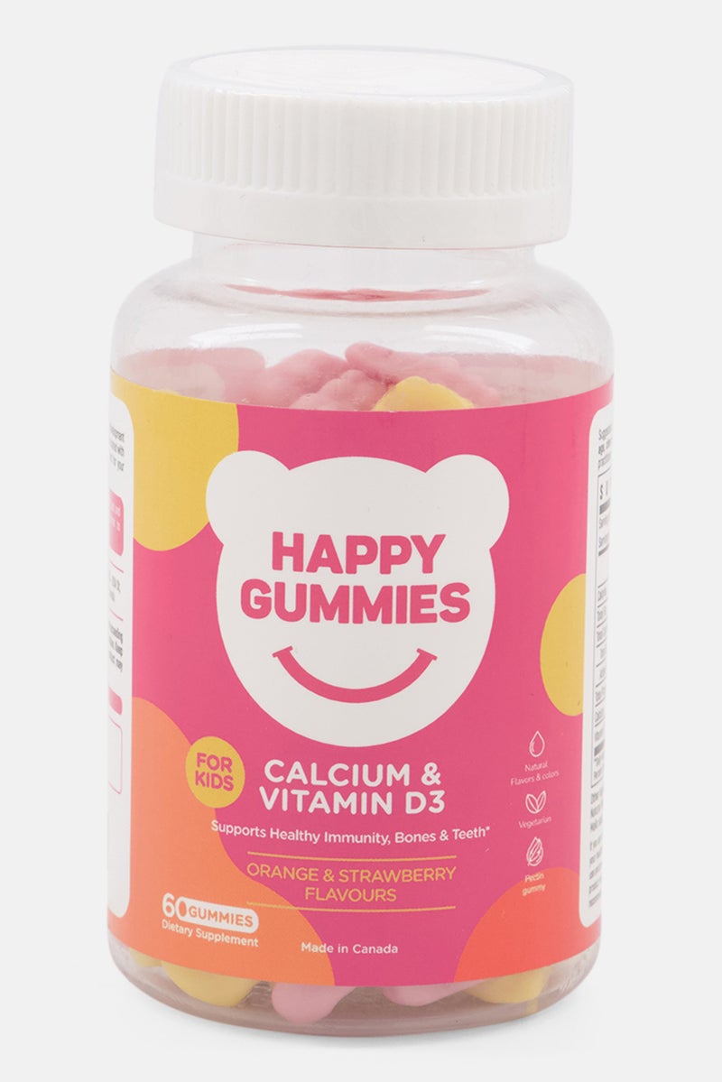 HAPPY GUMMIES Calcium +Vit D Gummie 60S - Image 1