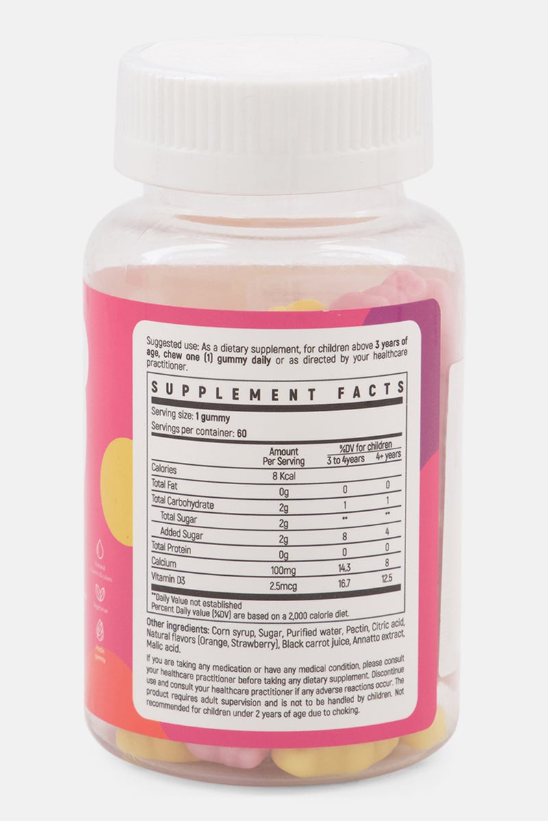 HAPPY GUMMIES Calcium +Vit D Gummie 60S - Image 2