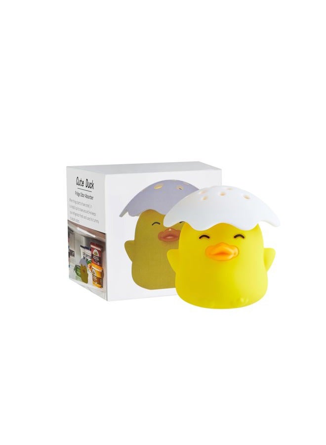 Kreeqe duck refrigerator baking soda deodorizer holder, Refrigerator Odor Absorber Refrigerator Odor Eliminator, Can Absorb Odor, Food Grade Refrigerator Odor Eliminator (yellow) - Image 5