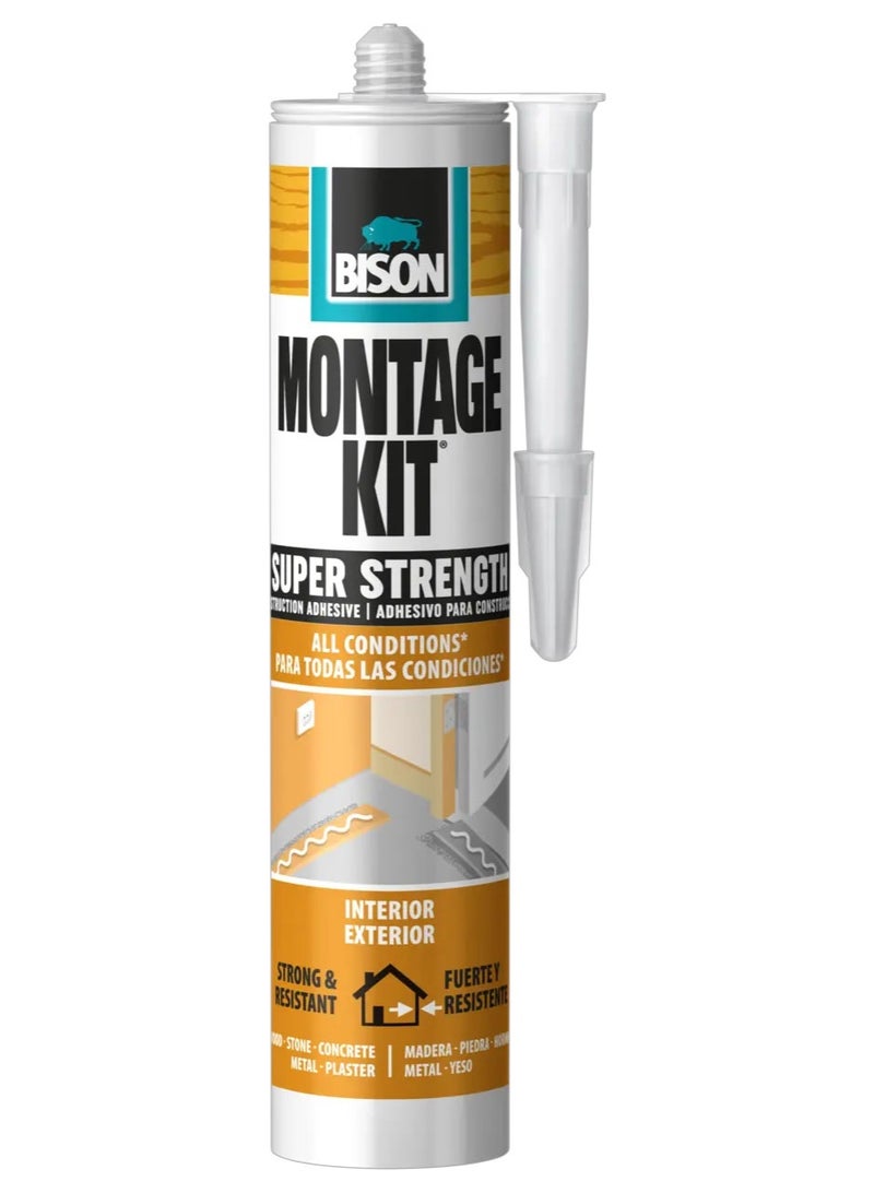 Bison Montage Kit – Multi-Purpose Bone Silicone Sealant for Home, Kitchen & DIY Projects - Image 1