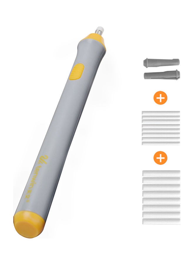 Generic Electric Eraser Kit Grey/Yellow  - Image 1