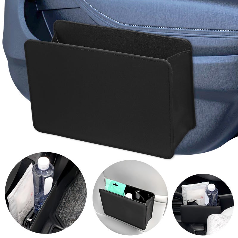2pcs Car Storage Case Back Seat Organizer Storage Container Car Bin Interior Trash Can Car Accessory - Image 2