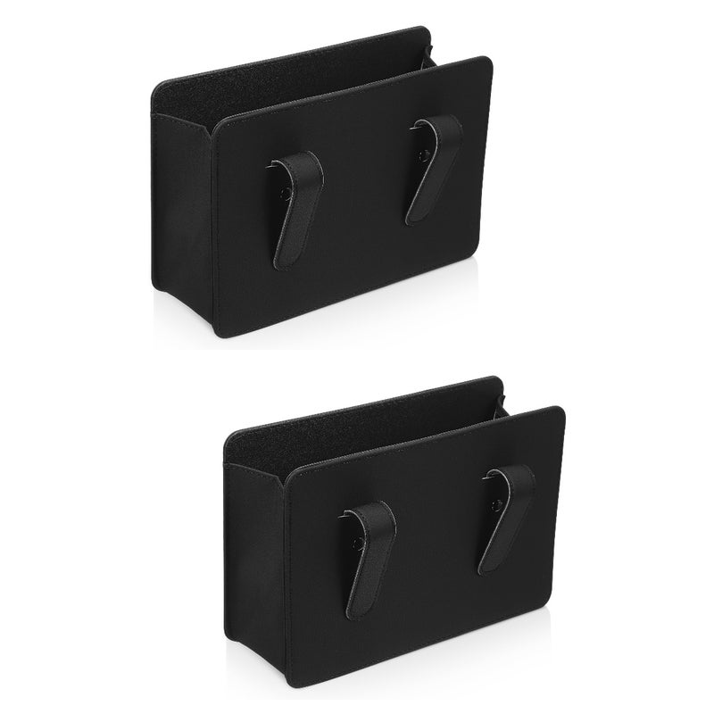 2pcs Car Storage Case Back Seat Organizer Storage Container Car Bin Interior Trash Can Car Accessory - Image 1