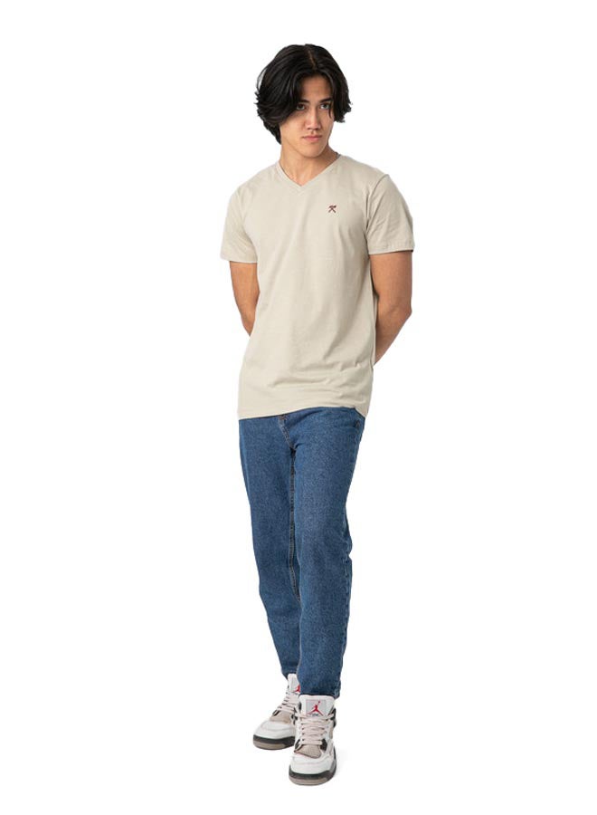 Marco Bergamo VNeck T-Shirt With Logo  - Image 1