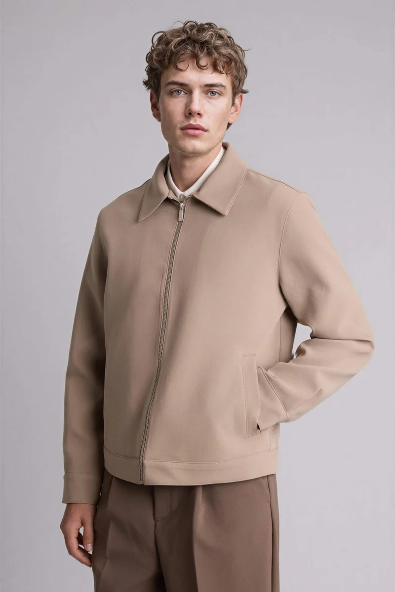 Defacto  Slim Fit Lined Puffer Jacket for Men | Best Price UAE