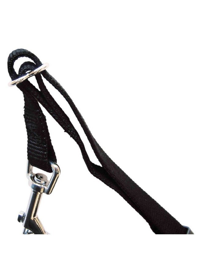 تريكسي حزام السيارة | يمنع الحيوان الأليف من التحرك داخل السيارة | حزام قابل للتعديل ليناسب الطول حسب راحتك | يمكن استخدامه أيضًا للمشي اليومي - أسود 70-90 سم/25 مم (L) - Image 2