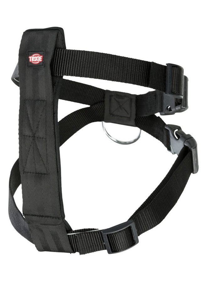 تريكسي حزام السيارة | يمنع الحيوان الأليف من التحرك داخل السيارة | حزام قابل للتعديل ليناسب الطول حسب راحتك | يمكن استخدامه أيضًا للمشي اليومي - أسود 70-90 سم/25 مم (L) - Image 3