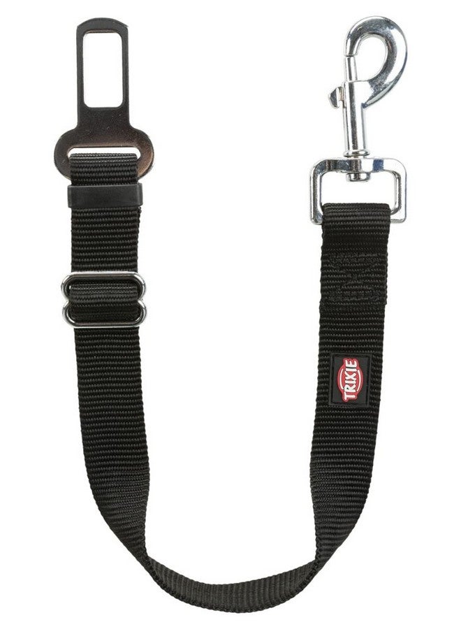 تريكسي حزام السيارة | يمنع الحيوان الأليف من التحرك داخل السيارة | حزام قابل للتعديل ليناسب الطول حسب راحتك | يمكن استخدامه أيضًا للمشي اليومي - أسود 70-90 سم/25 مم (L) - Image 4