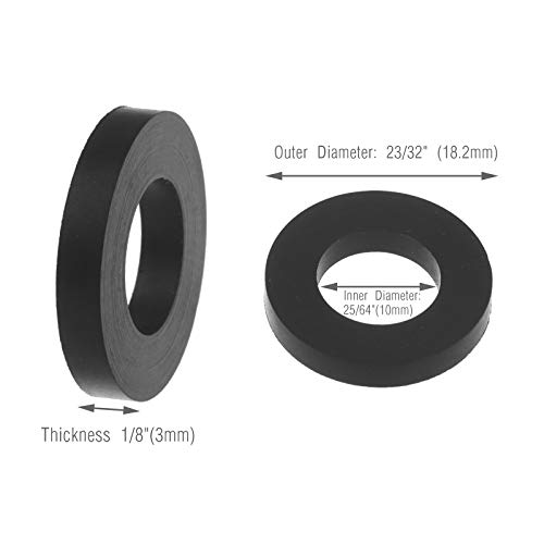Timsec 5Pcs Propane Pipe Hose Seal Rings Gasket and PTFE Gas Line Pipe Thread Tape, Leakage Prevent Soft Rubber O-Ring and Seal Tape for Propane Tank, Valves, Regulators, Connectors, Fittings - Image 2
