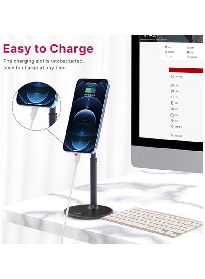 يولانزي حامل الهاتف المكتبي ULANZI VIJIM HP002 مع شحن لاسلكي – حامل قابل للتعديل مع شحن سريع 15 واط للمكتب والبث المباشر - Image 4