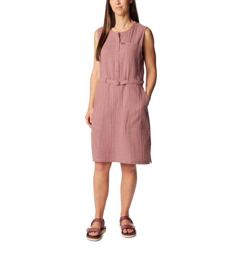 Columbia Women's Holly Hideaway Breezy Dress, Fig, X-Large - Image 1