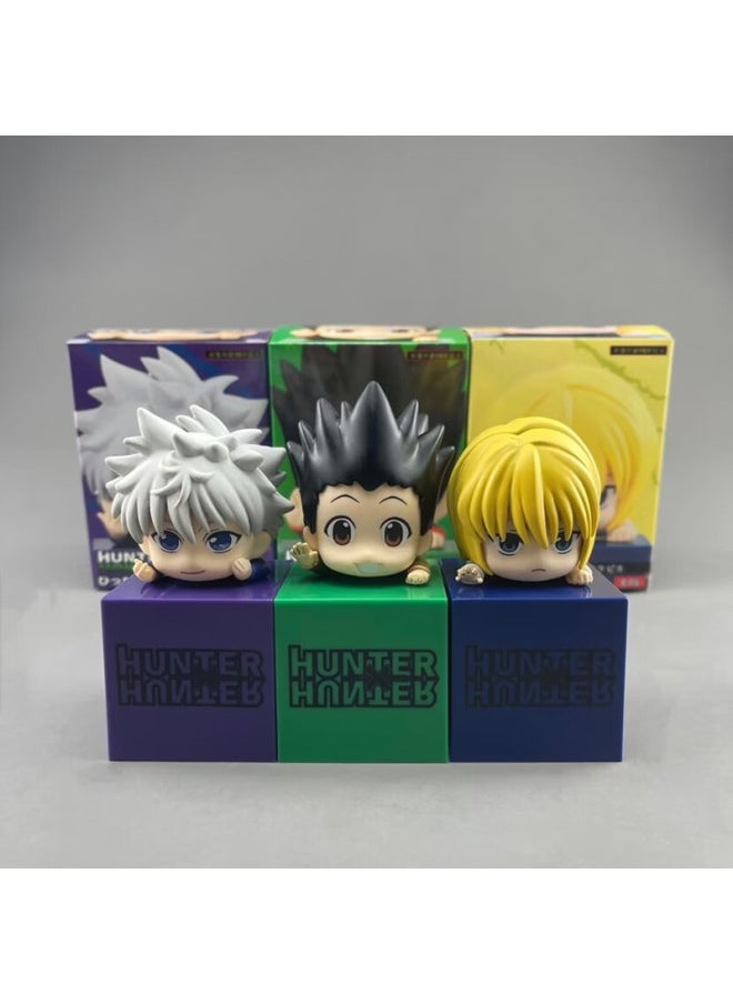 Full-time Hunter Three Q Edition Lie-prone Jixiaojie Cool Pull Pickup Cute Hand-held Chassis Desktop Ornaments-Color:The Full-time Hunter Is Strange  - Image 3