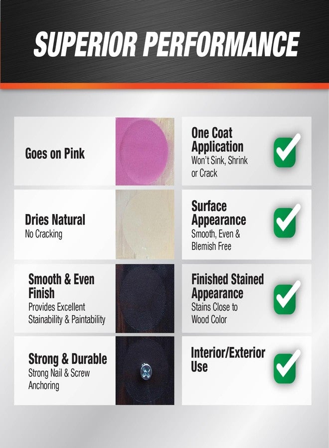 DAP 540 Series 00540 5.5oz Natural Plastic Wood-X W/Drydex, 5.5 OZ - Image 5