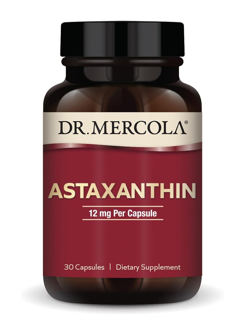 Dr. Mercola - Astaxanthin 12 Mg Per Capsule 30 Capsules - Image 1