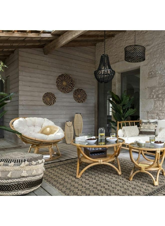 لوفت خشبي، فانوس، D27XH73CMS، طبيعي-167216 - Image 4